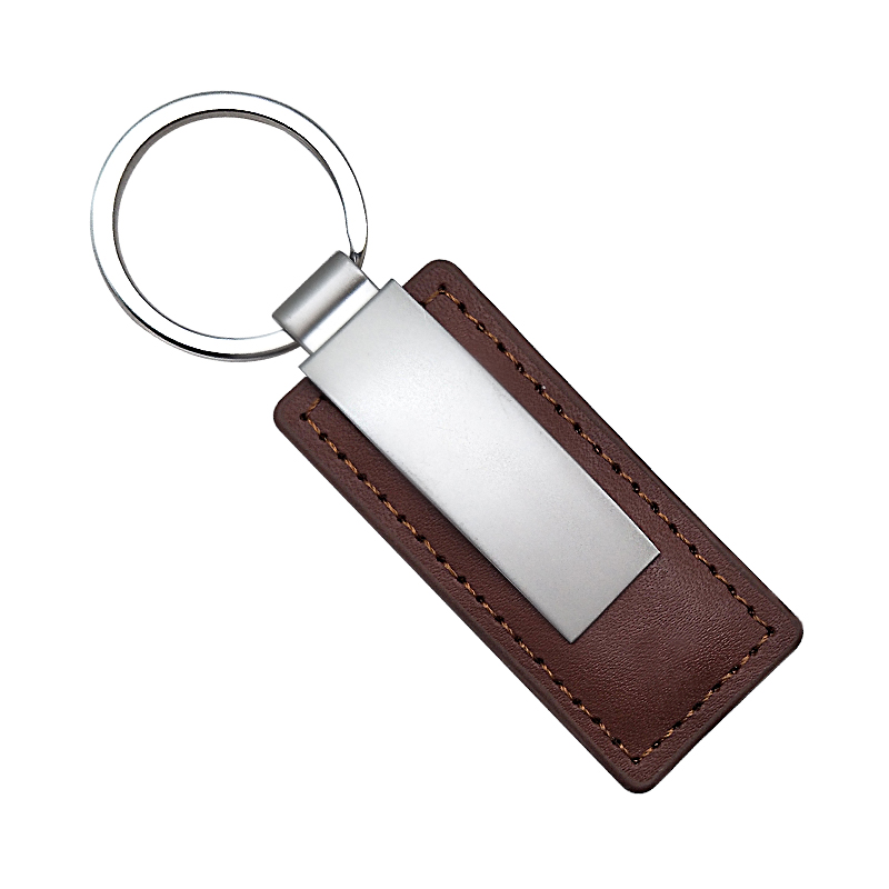 Leather keychain