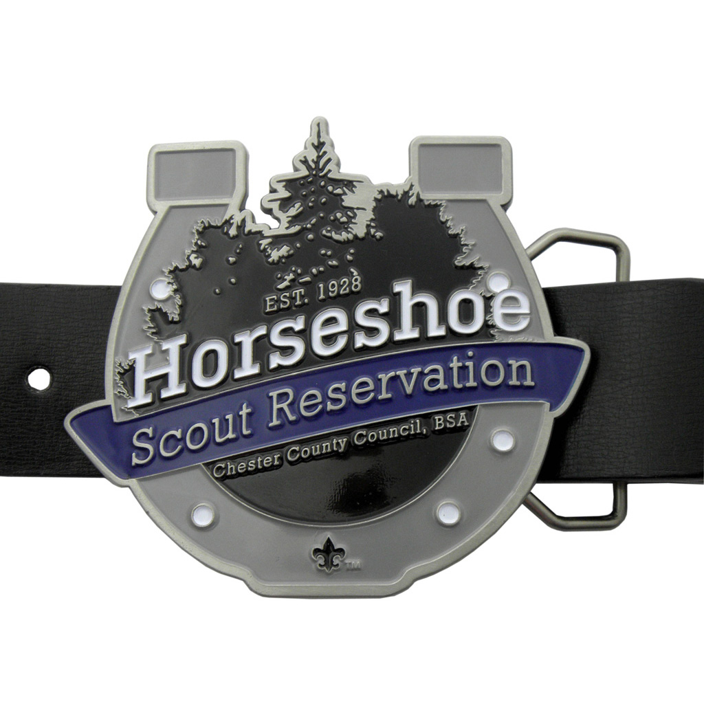 Custom enameled buckle