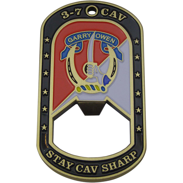 Dog tag with bottle opener