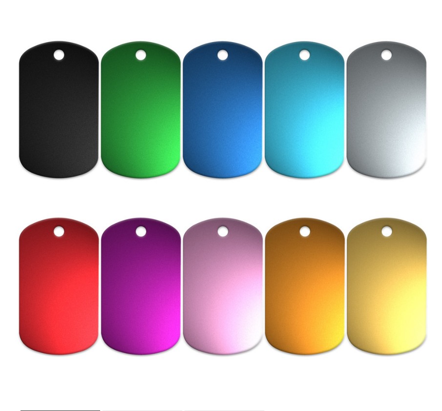 Aluminum Blank Dog Tags