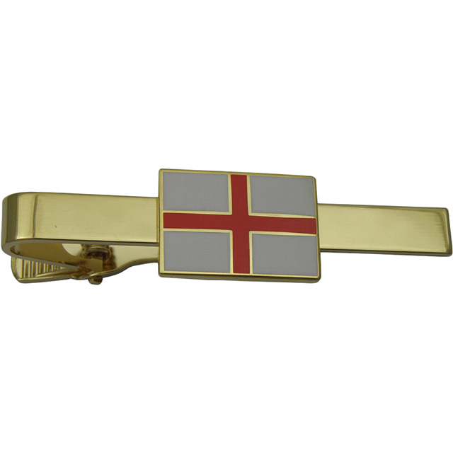 Flag tie clip