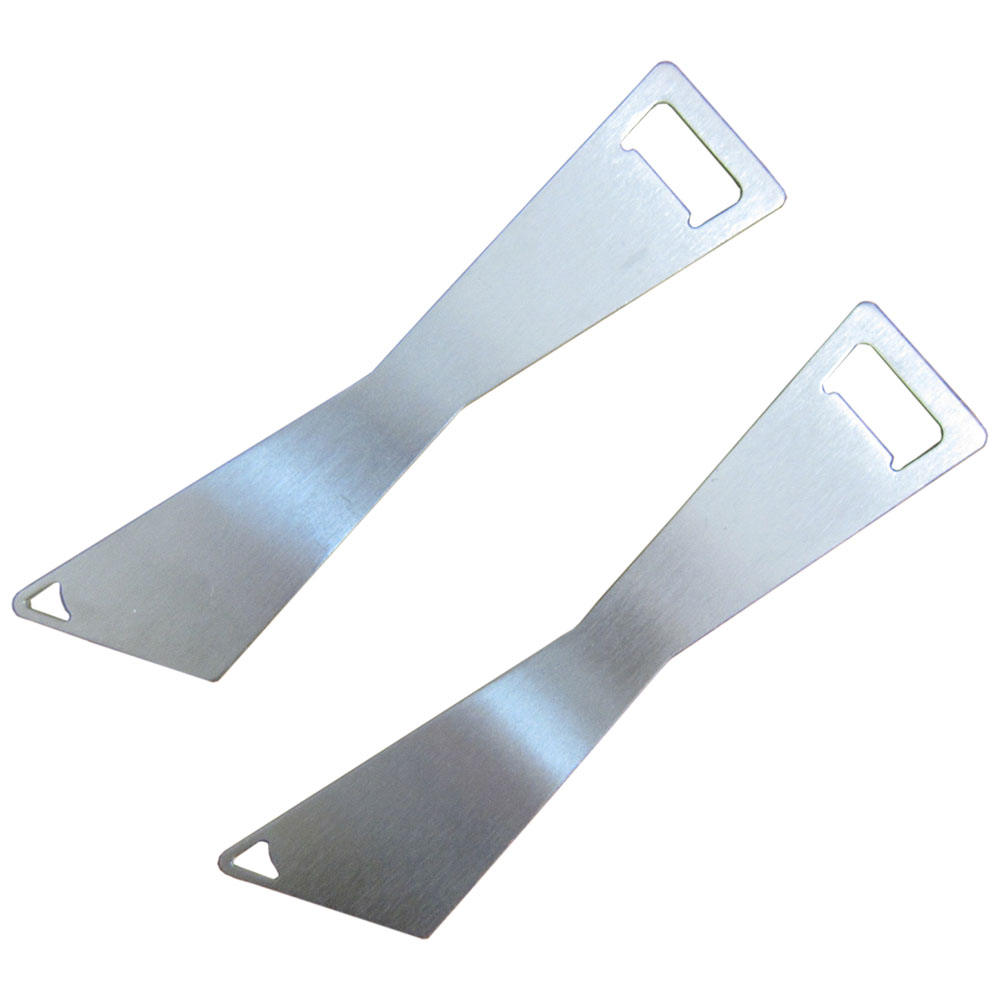 Stainless steel bottle openers