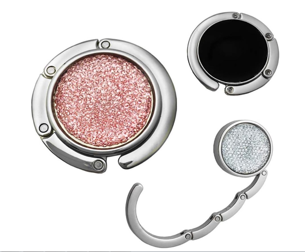 Round Bling Handbag Hanger