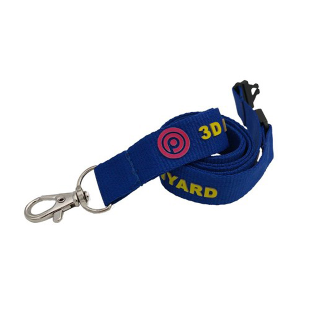 3D logo lanyard