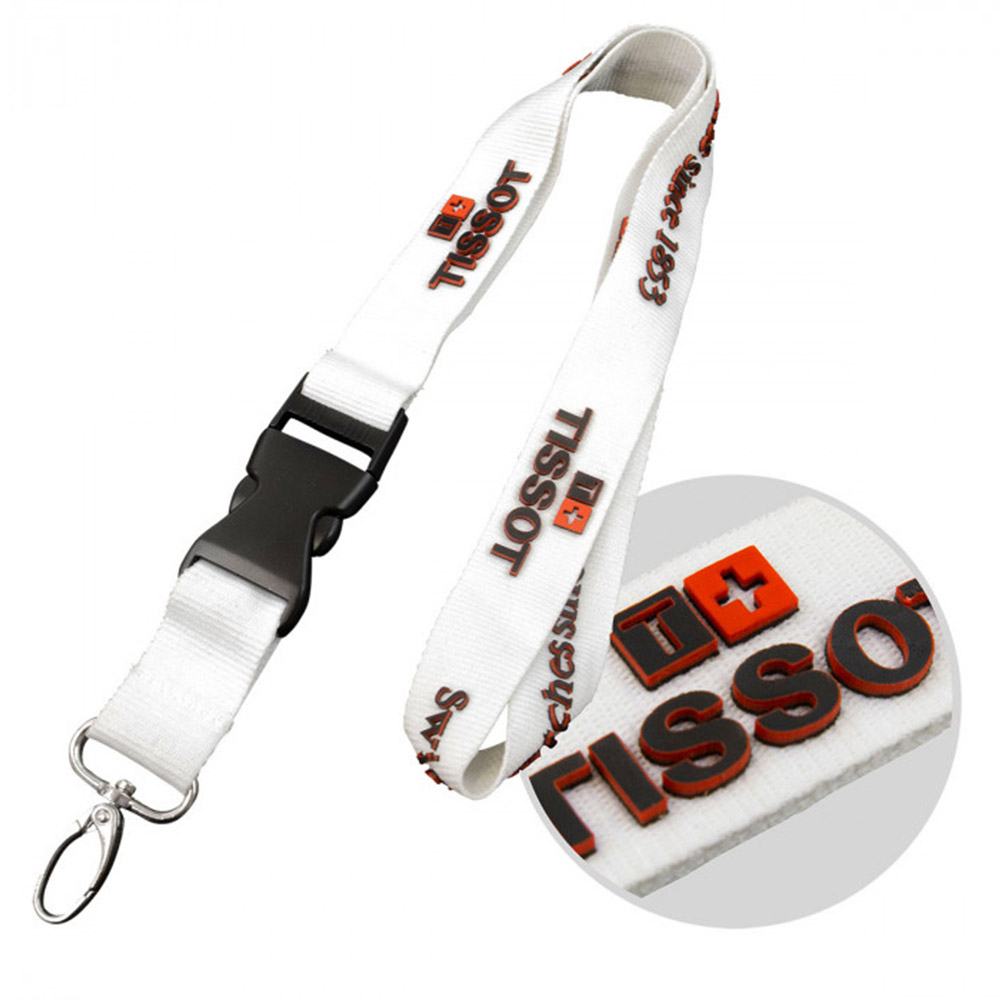 3D logo lanyard