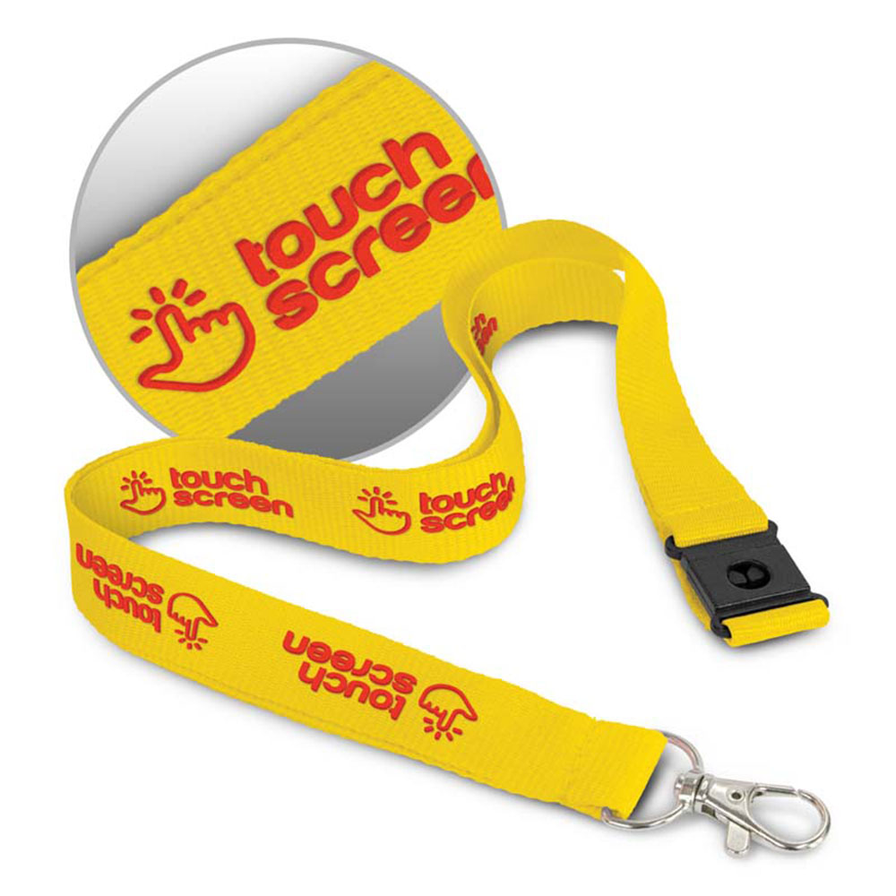 3D logo lanyard