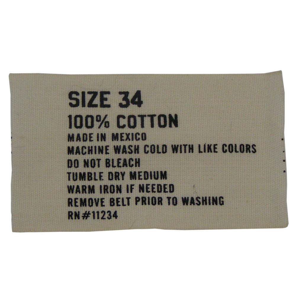 Printed label