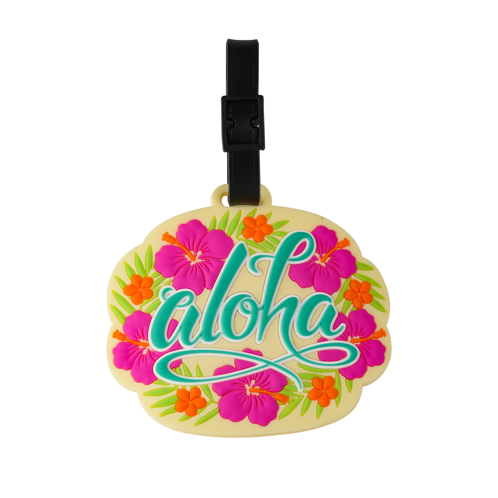 Rubber luggage tag
