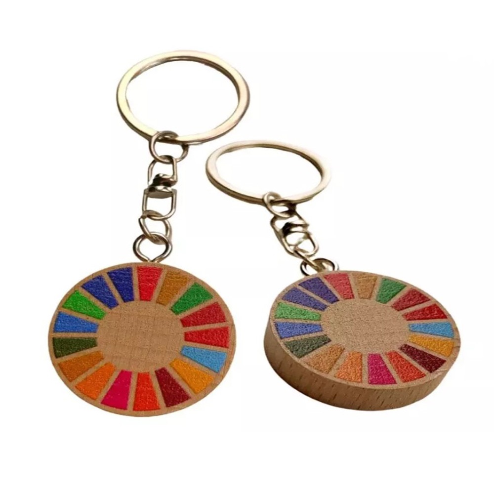 Wooden keychain