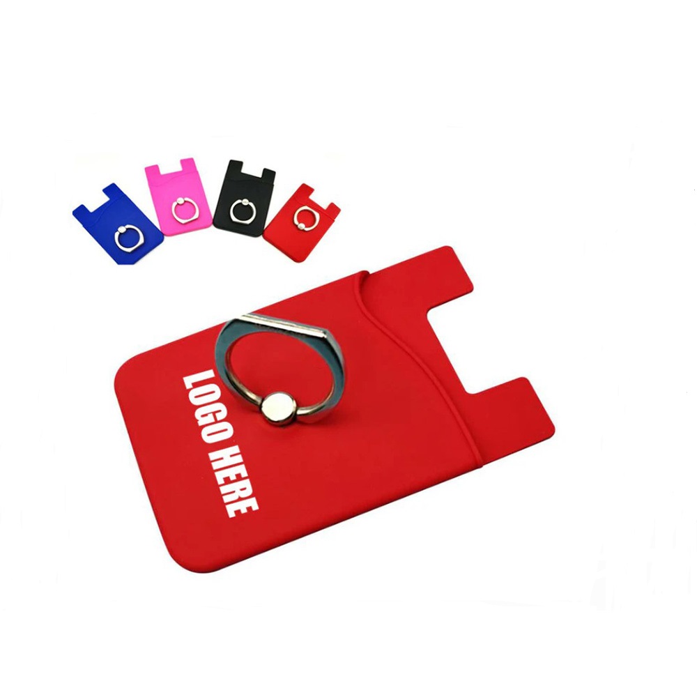 Custom silicone card holder